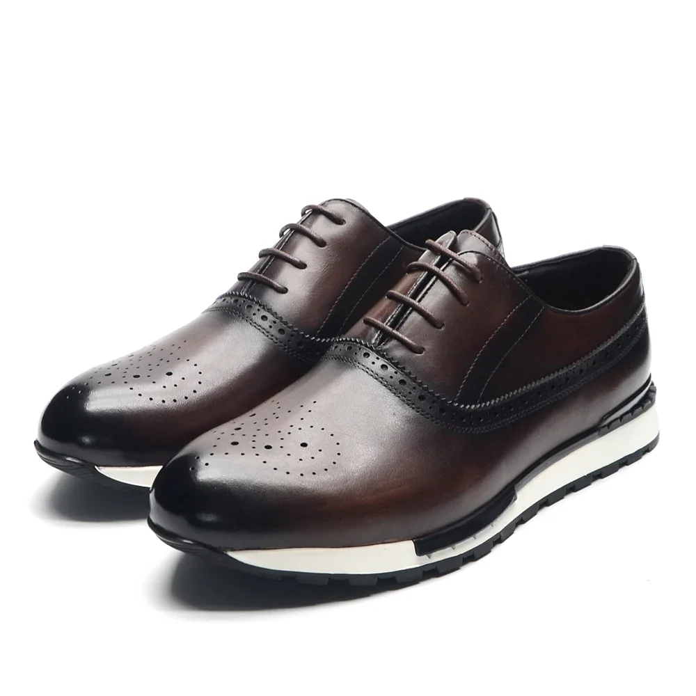 Sports Equipment Brands - 10 Colors Handmade Genuine Leather Oxford