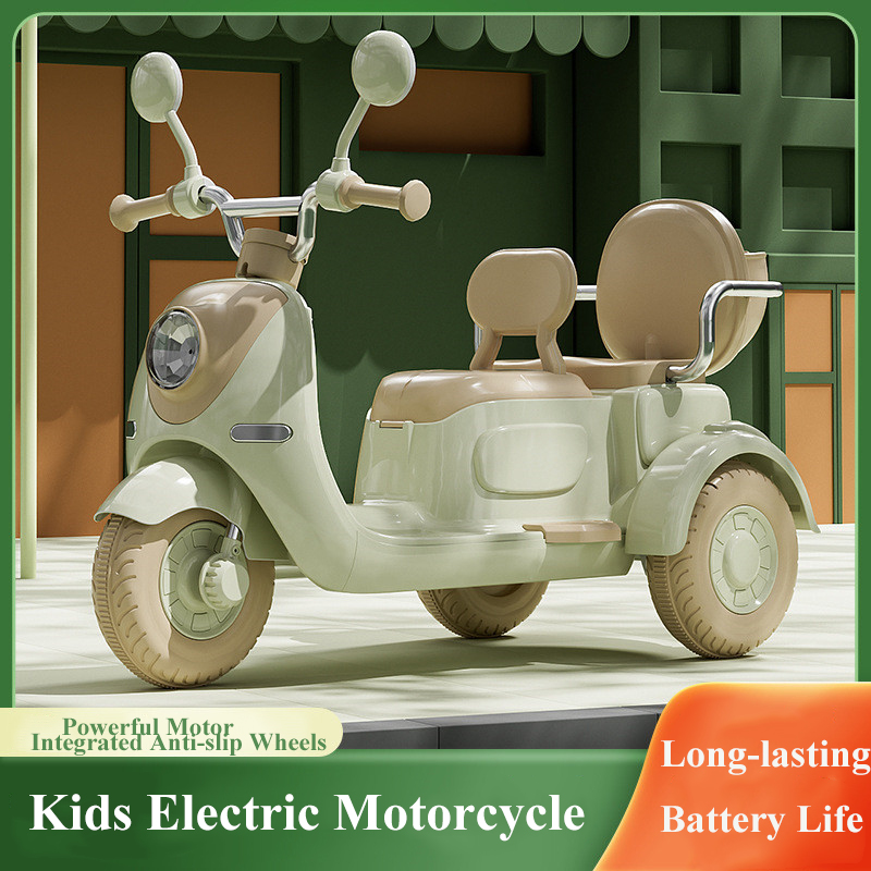 Balance Bike Kids - 12V 4.5Ah Children's Electric Motorcycle Baby