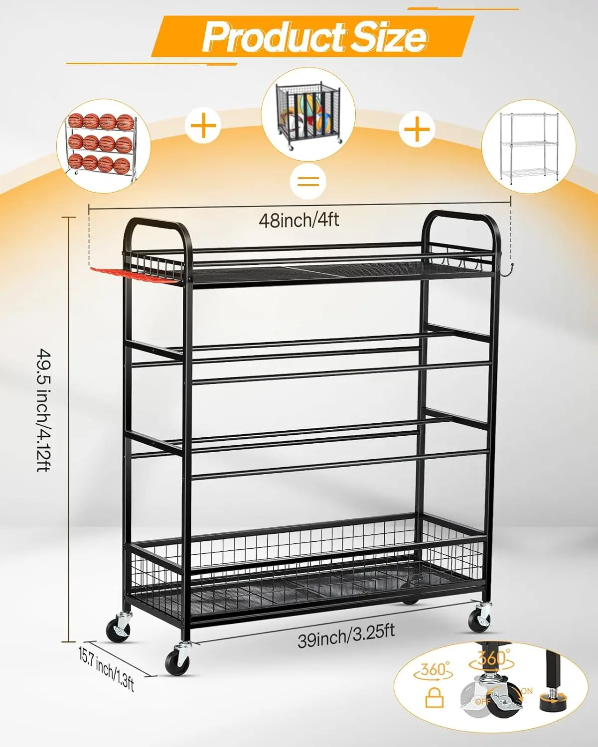 Garage Sports Equipment Organi - Sports Equipment Garage Organizer のレビューと価格