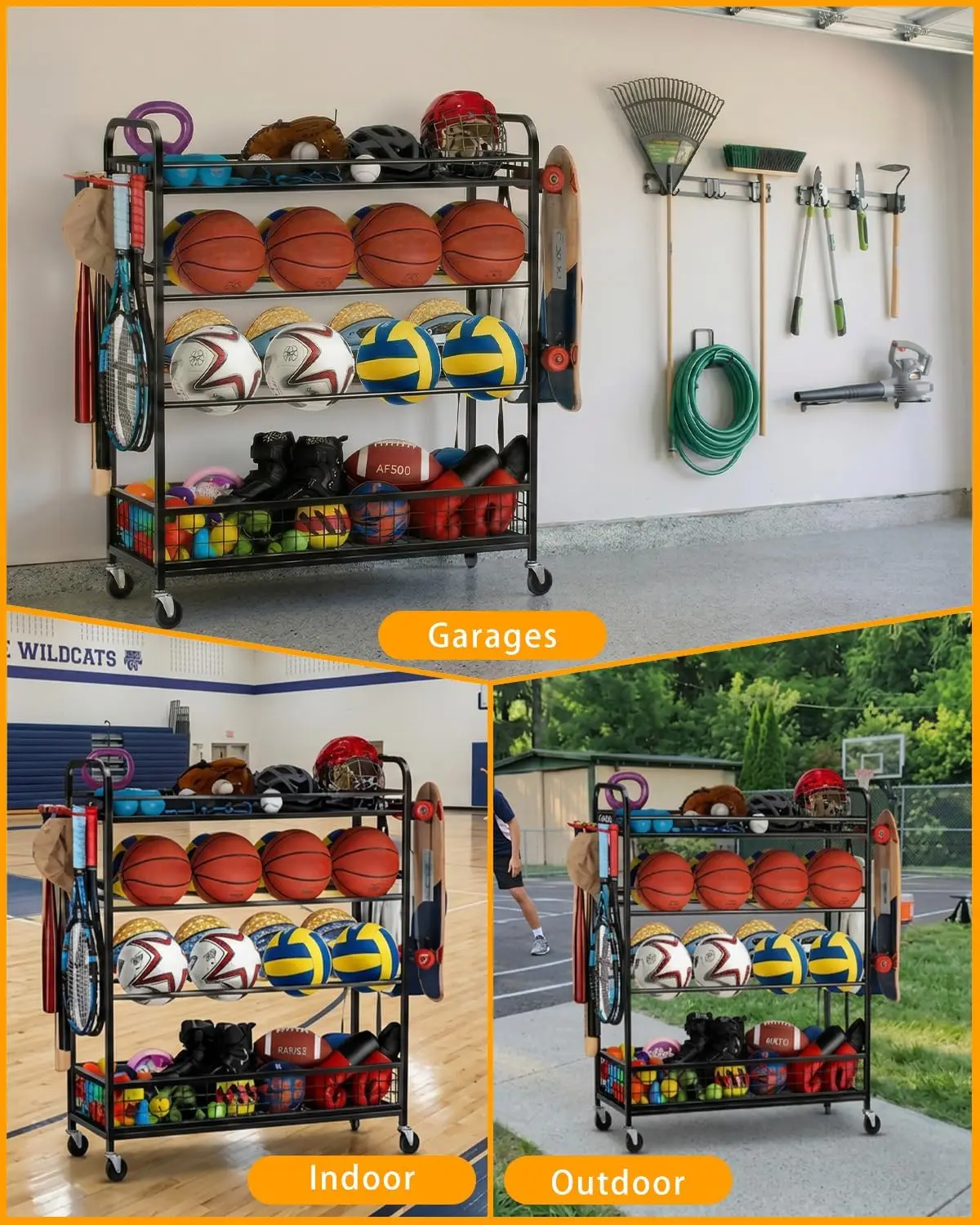 Garage Sports Equipment Organi - Sports Equipment Garage Organizer のレビューと価格