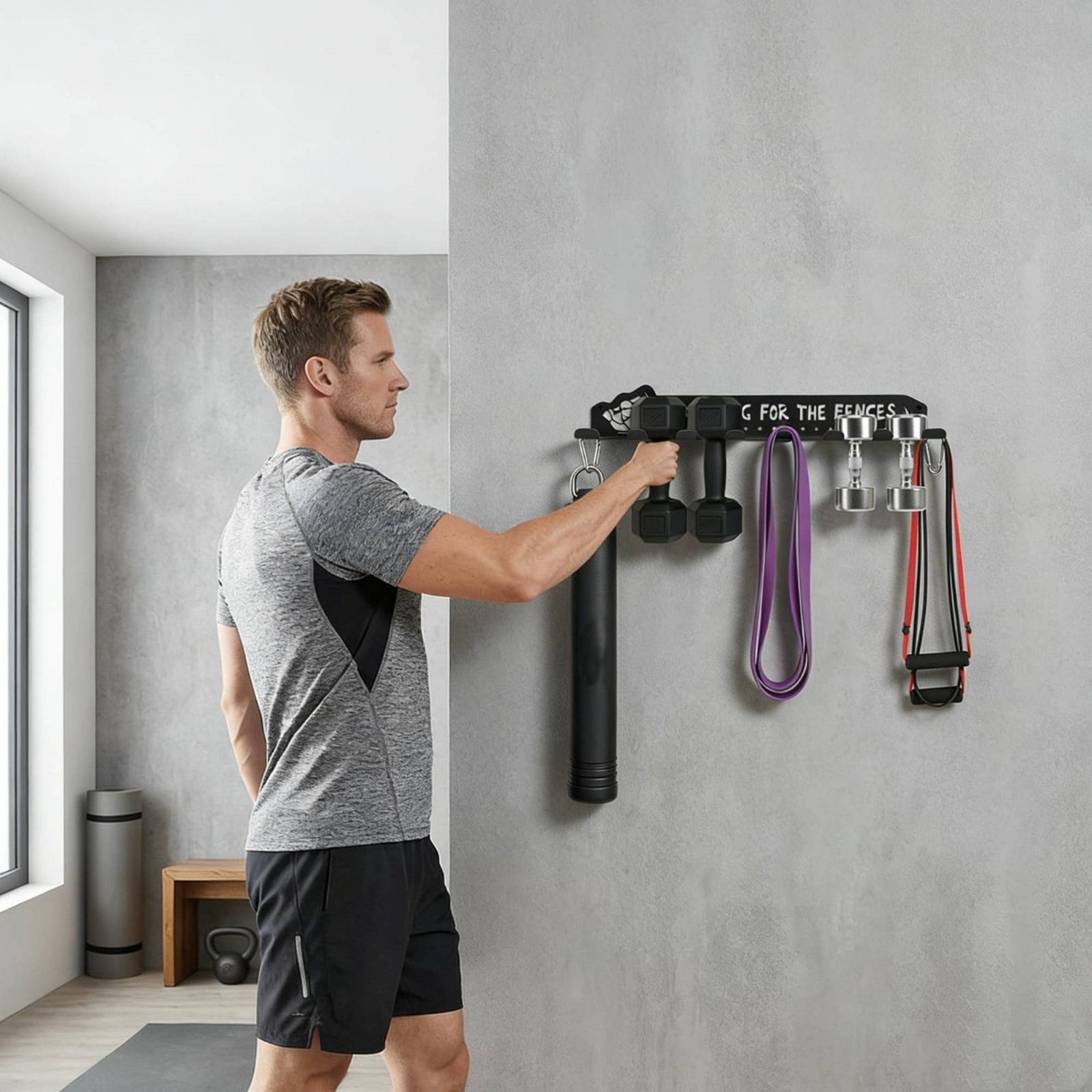 8 Hook Sports Equipment Rack H - Sports Equipment Garage Organizer のレビューと価格