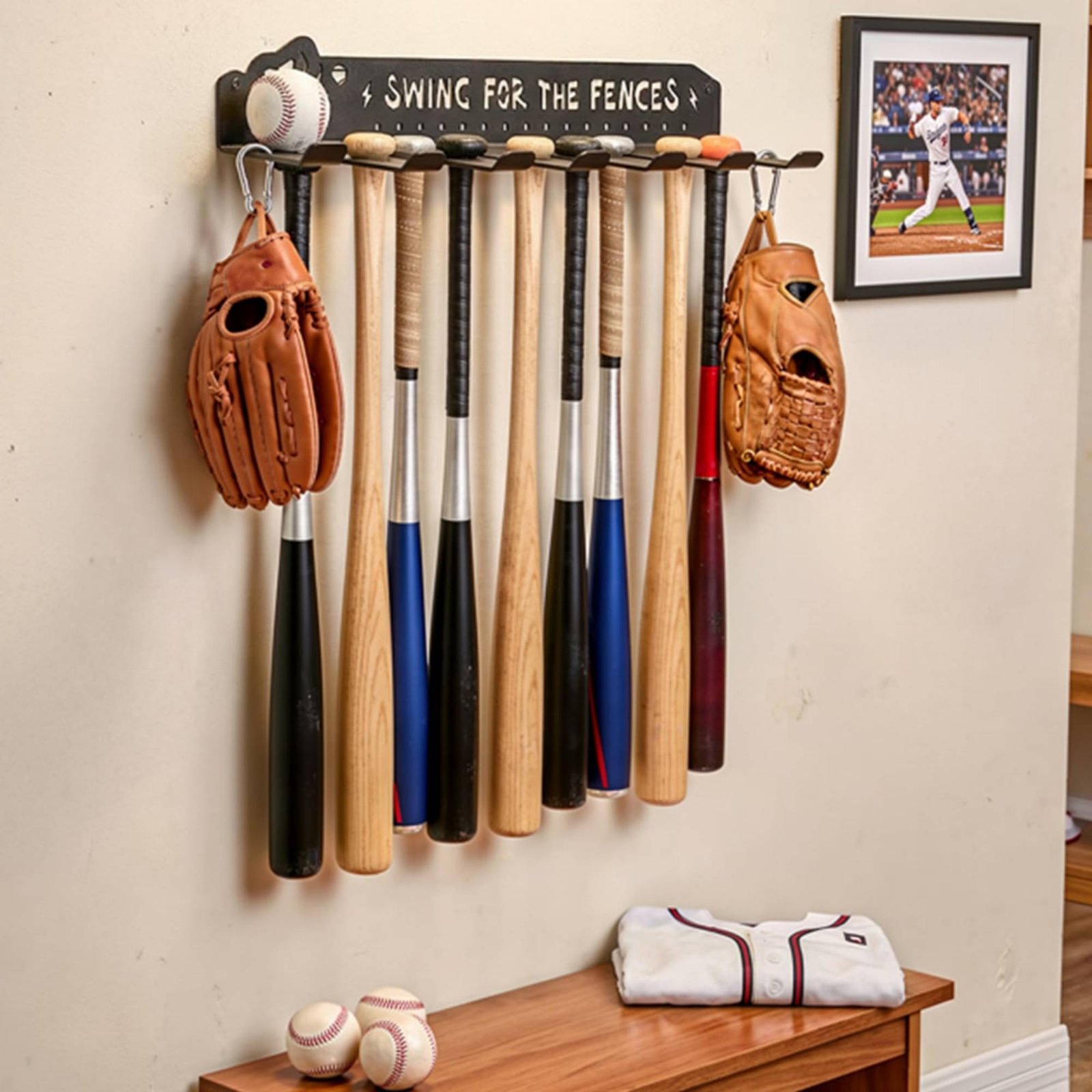 8 Hook Sports Equipment Rack H - Sports Equipment Garage Organizer のレビューと価格
