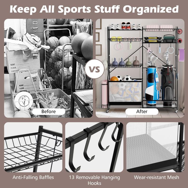 Sports Equipment Organizer for - Sports Equipment Garage Organizer のレビューと価格