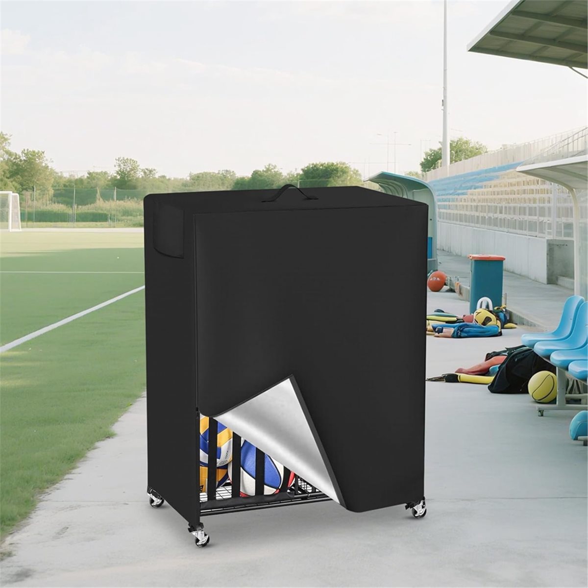 Basketball Rack Cover Garage S - Sports Equipment Garage Organizer のレビューと価格