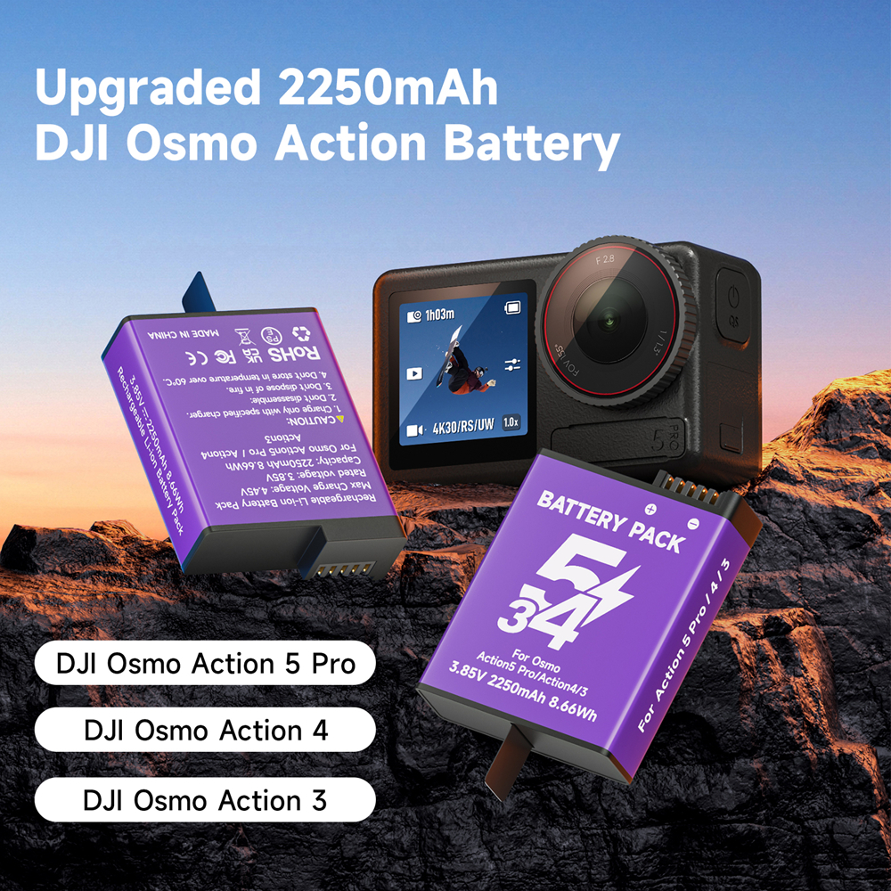 For DJI Osmo Action 5 Pro Batt - Sports Equipment Cabinet のレビューと価格