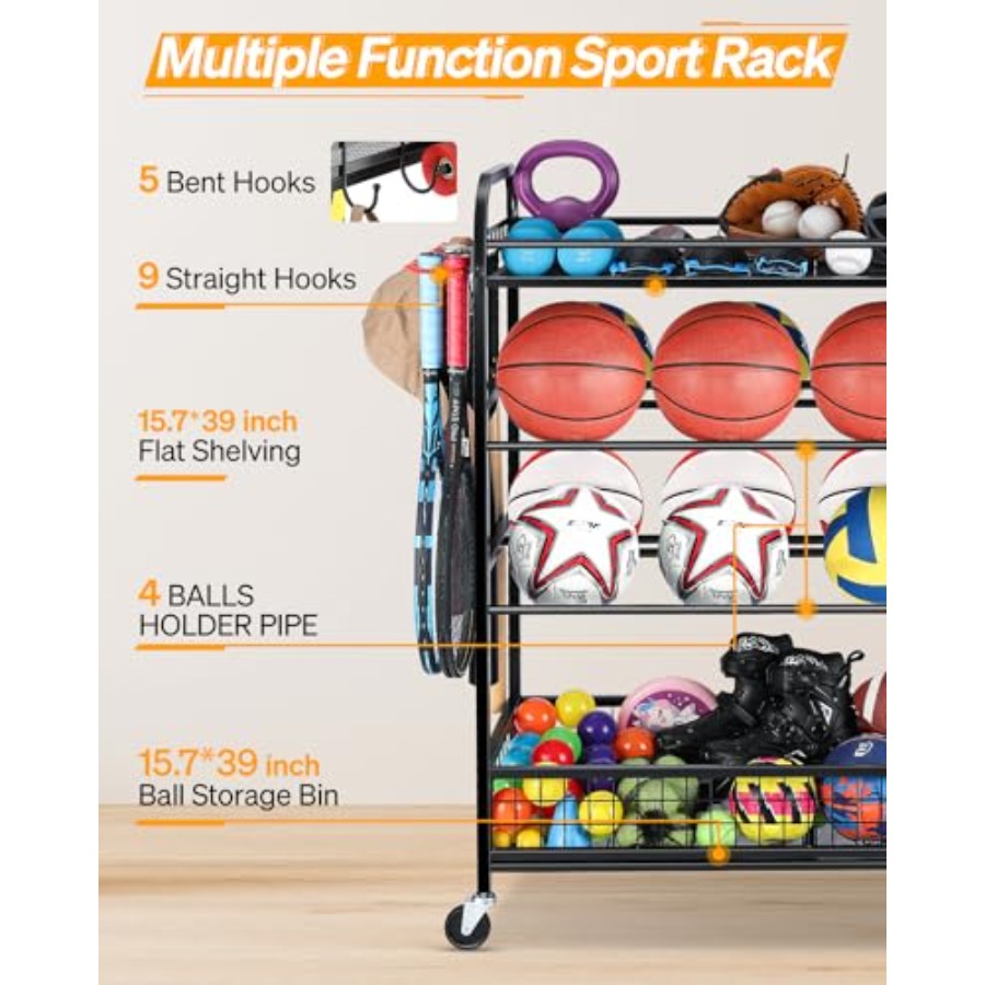 Garage Sports Equipment Organi - Sports Equipment Garage Organizer のレビューと価格