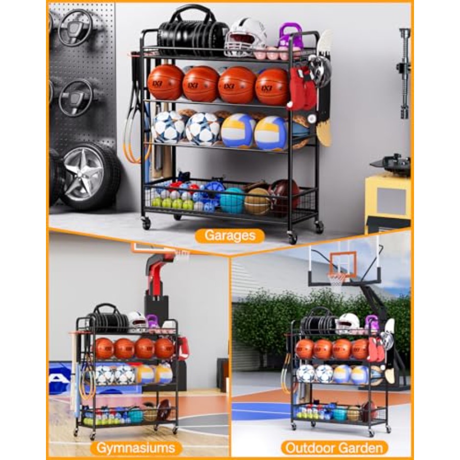 Garage Sports Equipment Organi - Sports Equipment Garage Organizer のレビューと価格