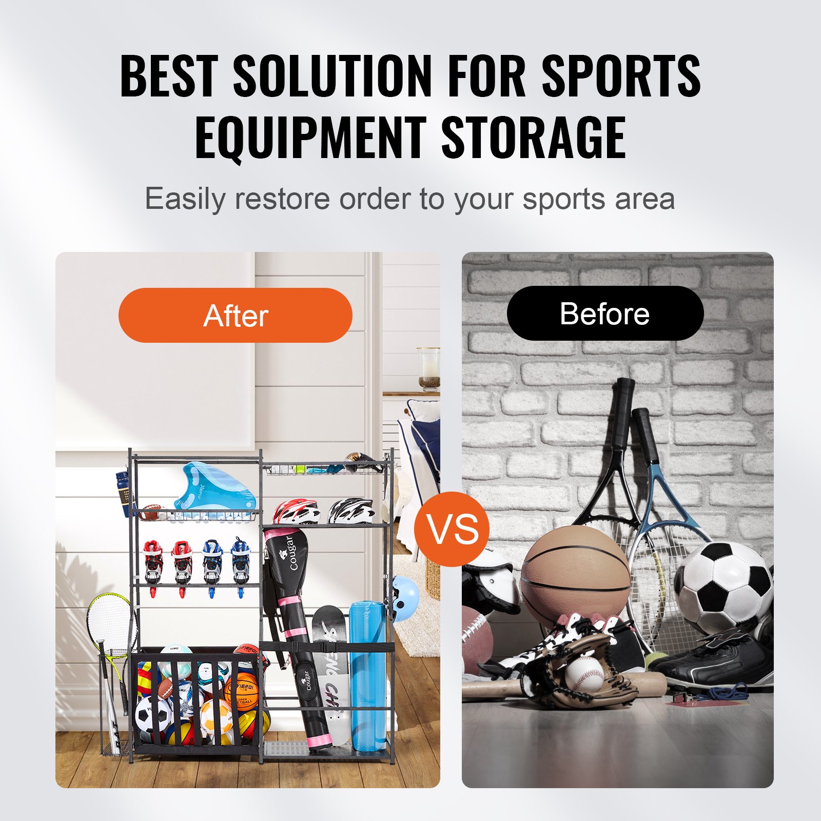 Golf Storage Garage Organizer, - Sports Equipment Garage Organizer のレビューと価格