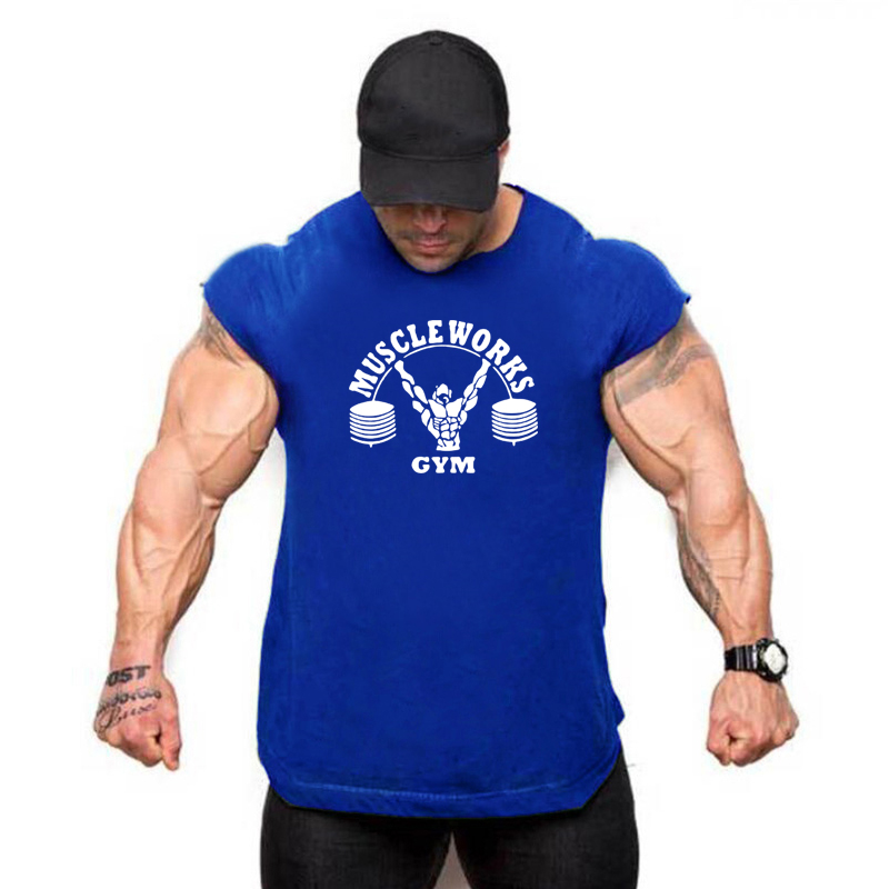 New Summer Brand Vest Cotton G - Sports Equipment Store のレビューと価格