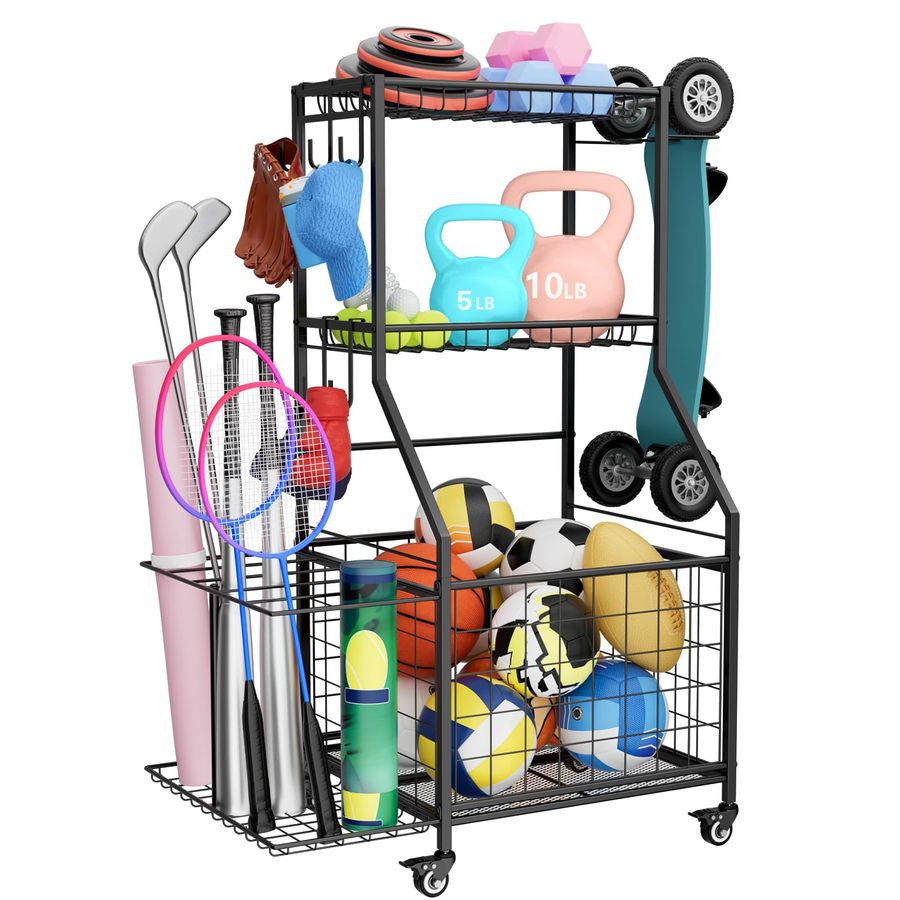 Sports Equipment Organizer, Ga - Sports Equipment Garage Organizer のレビューと価格