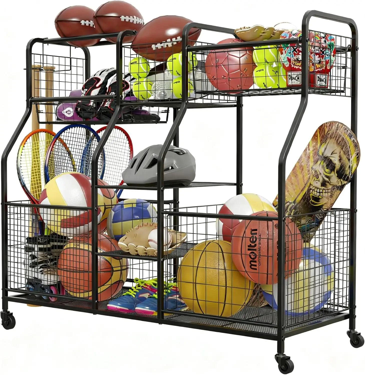 Garage Sports Equipment Organi - Sports Equipment Garage Organizer のレビューと価格