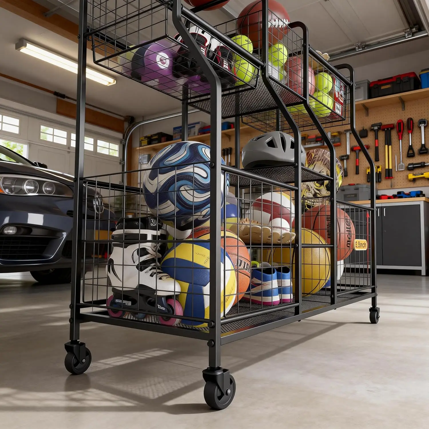 Garage Sports Equipment Organi - Sports Equipment Garage Organizer のレビューと価格