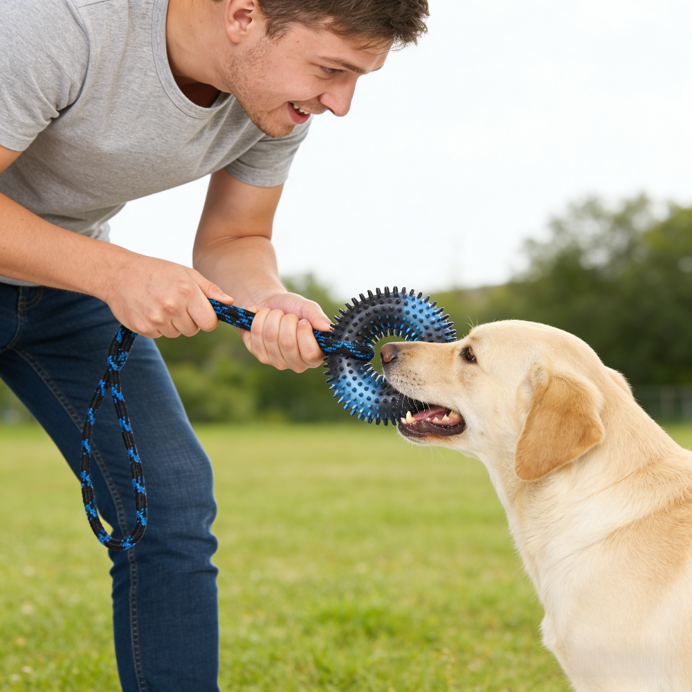Interactive Tug Chew Toy: Knot - Spike Ball Game のレビューと価格