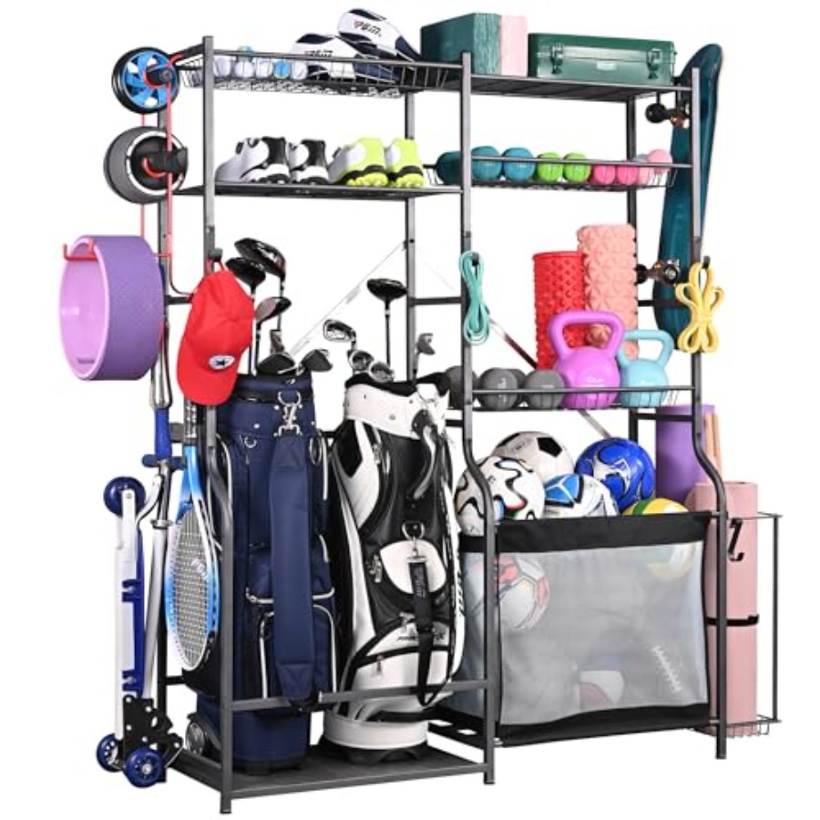 Extra Large Golf Storage Ball  - Sports Equipment Garage Organizer のレビューと価格