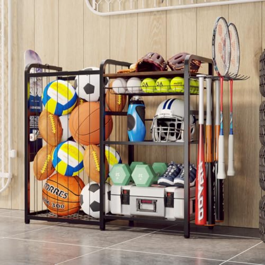 Garage Sports Equipment Organi - Sports Equipment Garage Organizer のレビューと価格