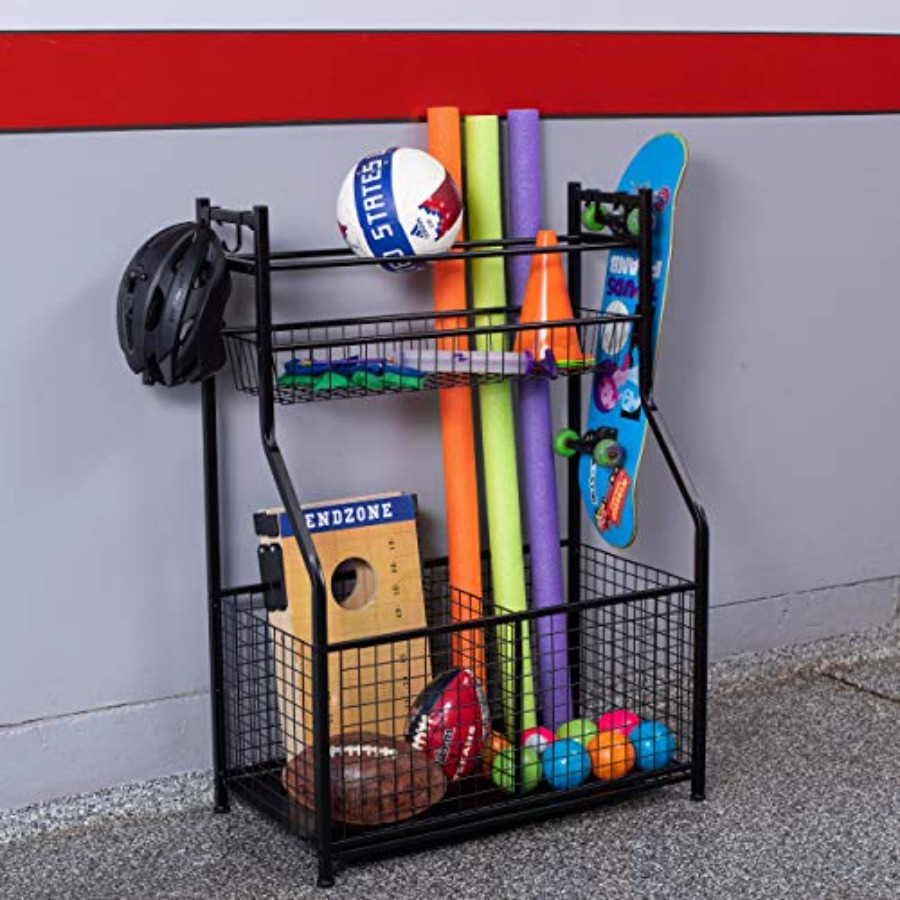 Sports Equipment Ball Organize - Sports Equipment Garage Organizer のレビューと価格