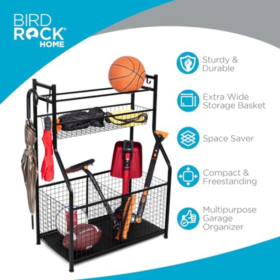 Sports Equipment Ball Organize - Sports Equipment Garage Organizer のレビューと価格