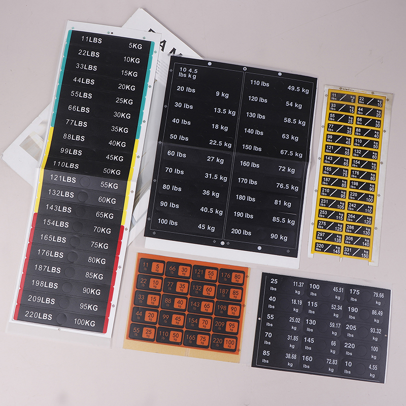 Weight Stack Labels 4.5kg To 1 - Sports Equipment Website のレビューと価格
