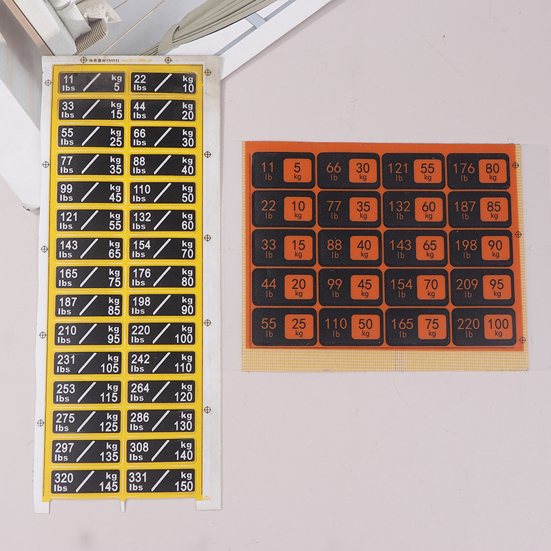 Weight Stack Labels 4.5kg To 1 - Sports Equipment Website のレビューと価格