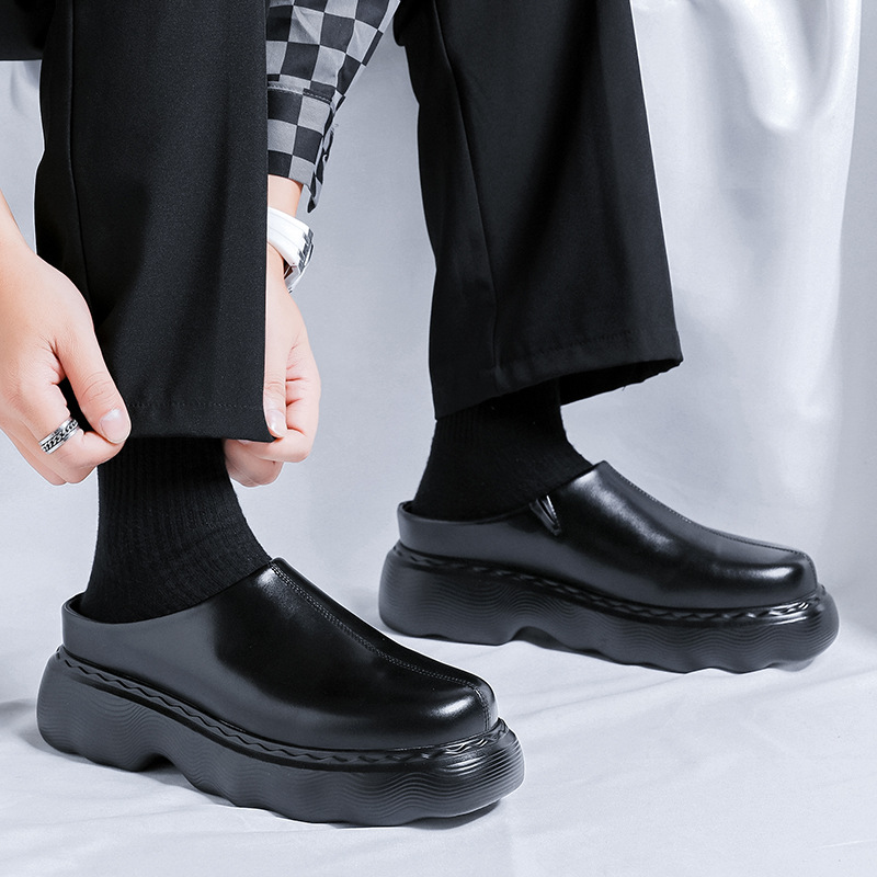 mens fashion half shoes slip-o - Sports Equipment Brands のレビューと価格