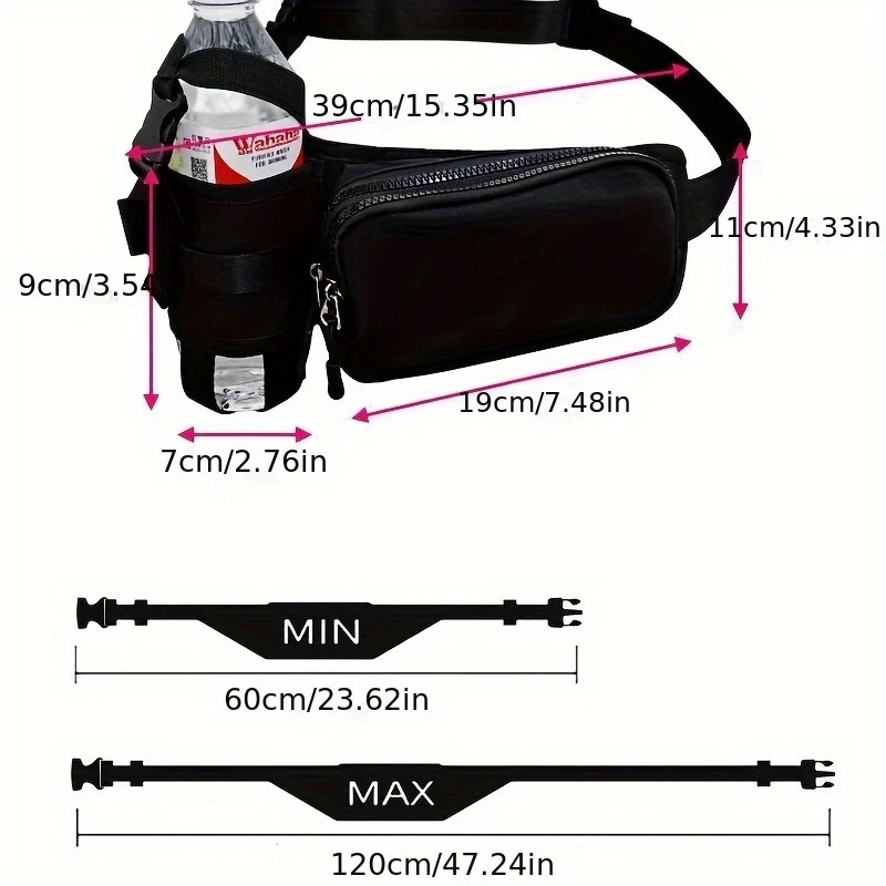Travel Belt Bag – Simple Zippe - Xl Sports Equipment Bag のレビューと価格