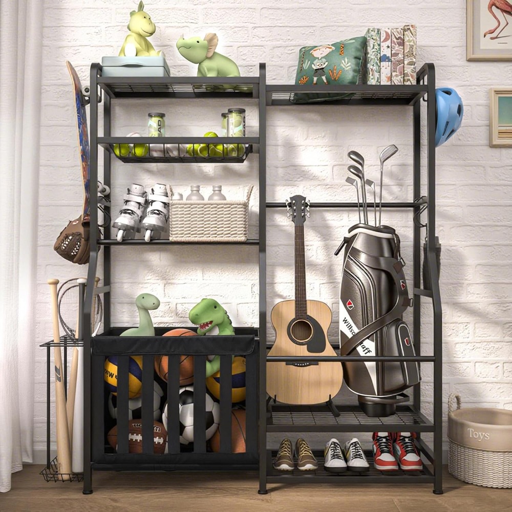 Garage Sports Equipment Organi - Sports Equipment Garage Organizer のレビューと価格