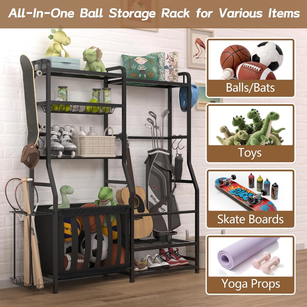 Garage Sports Equipment Organi - Sports Equipment Garage Organizer のレビューと価格