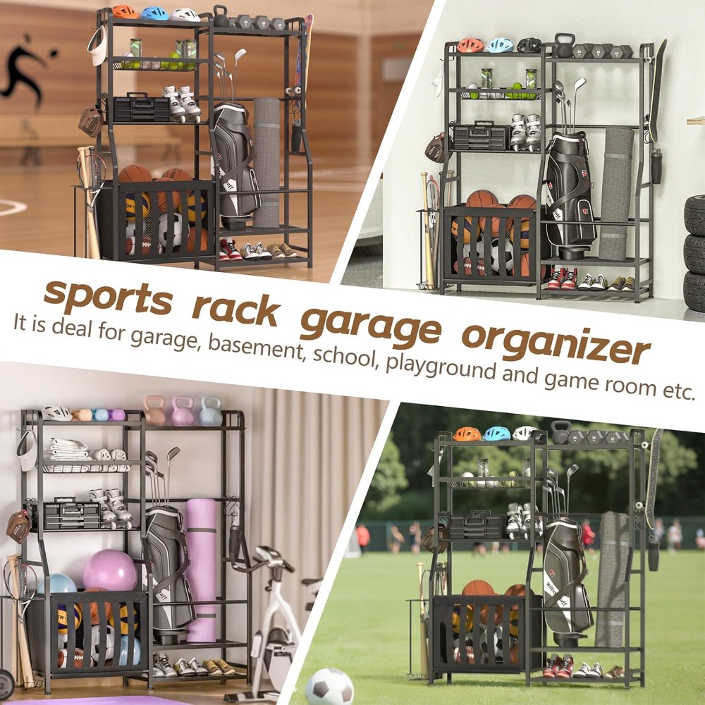 Garage Sports Equipment Organi - Sports Equipment Garage Organizer のレビューと価格