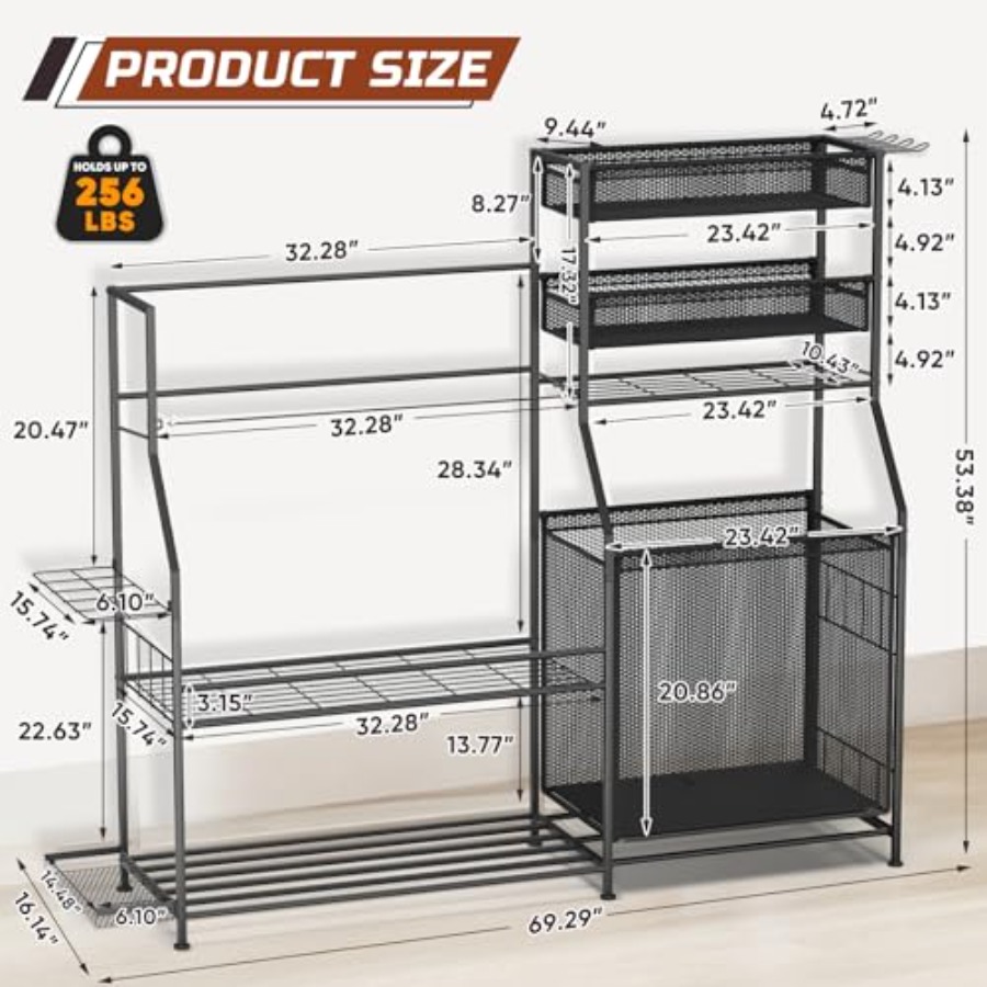 Garage Sports Equipment Organi - Sports Equipment Garage Organizer のレビューと価格
