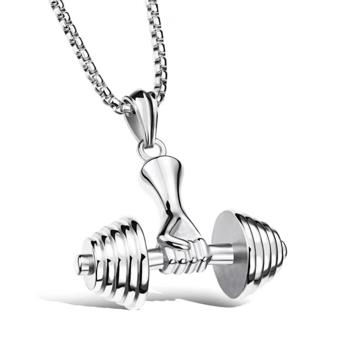 Stainless Steel Barbell Pendan - Sports Equipment Cabinet のレビューと価格