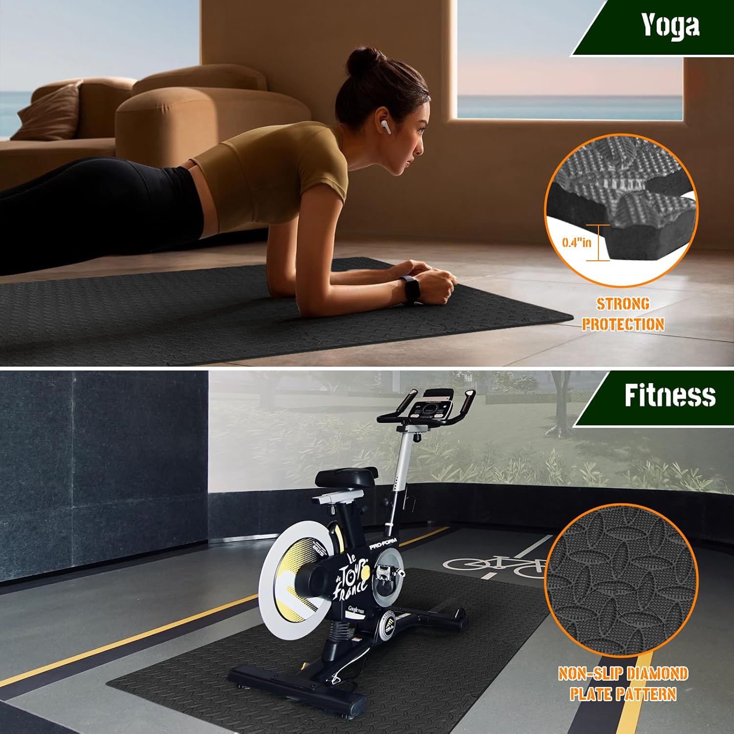 60cm EVA Foam Gym Floor Mats 8 - Sports Equipment Website のレビューと価格