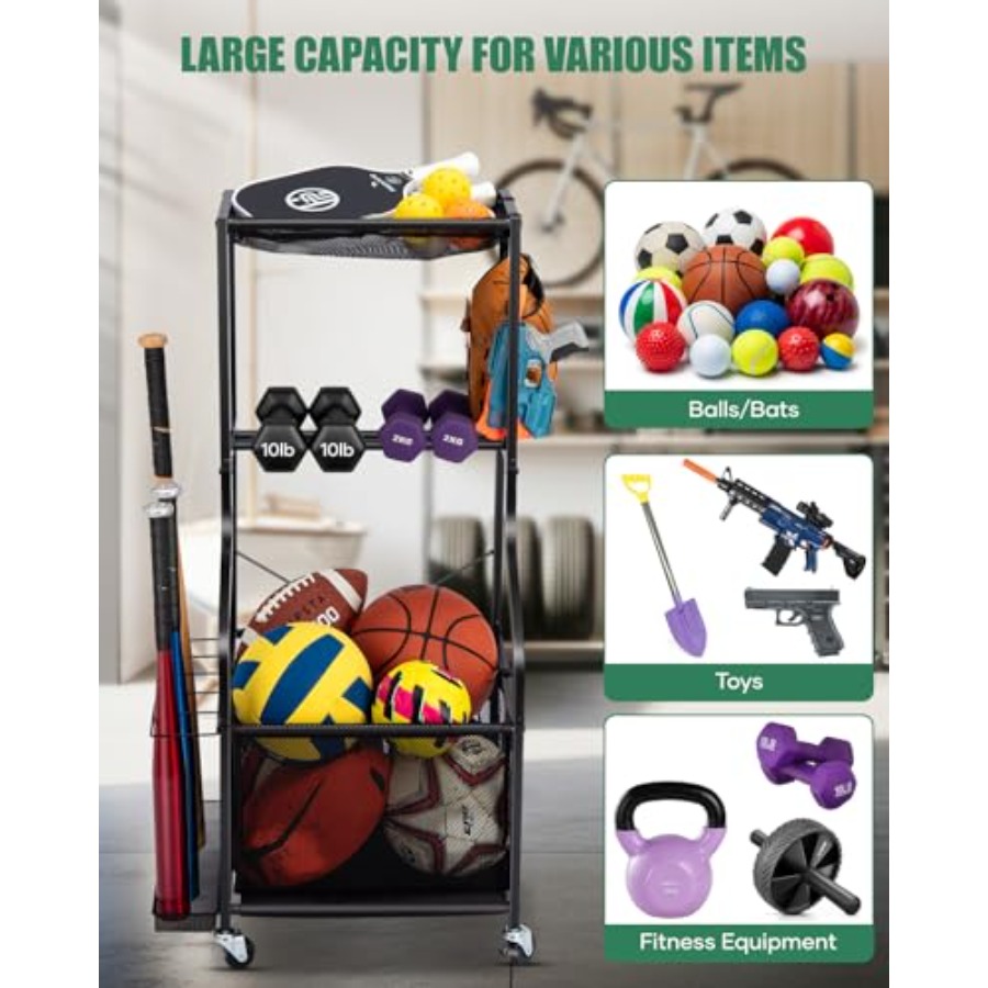 Sports Equipment Garage Organi - Sports Equipment Garage Organizer のレビューと価格
